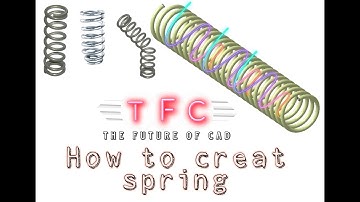 How to create Spring in Catia V5 3D model _ Basic tutorial for beginners to more about CatiaV5