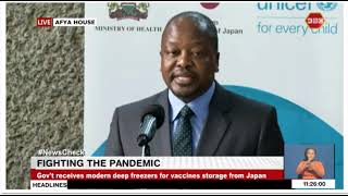 Live Update | Govt receives Modern Deep Freezers For Vaccines Storage From Japan