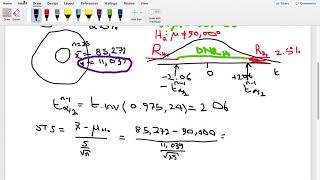 Hypothesis Testing 9B Example 2 Means