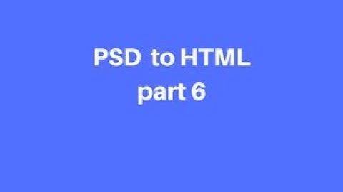 psd to html (part 6)