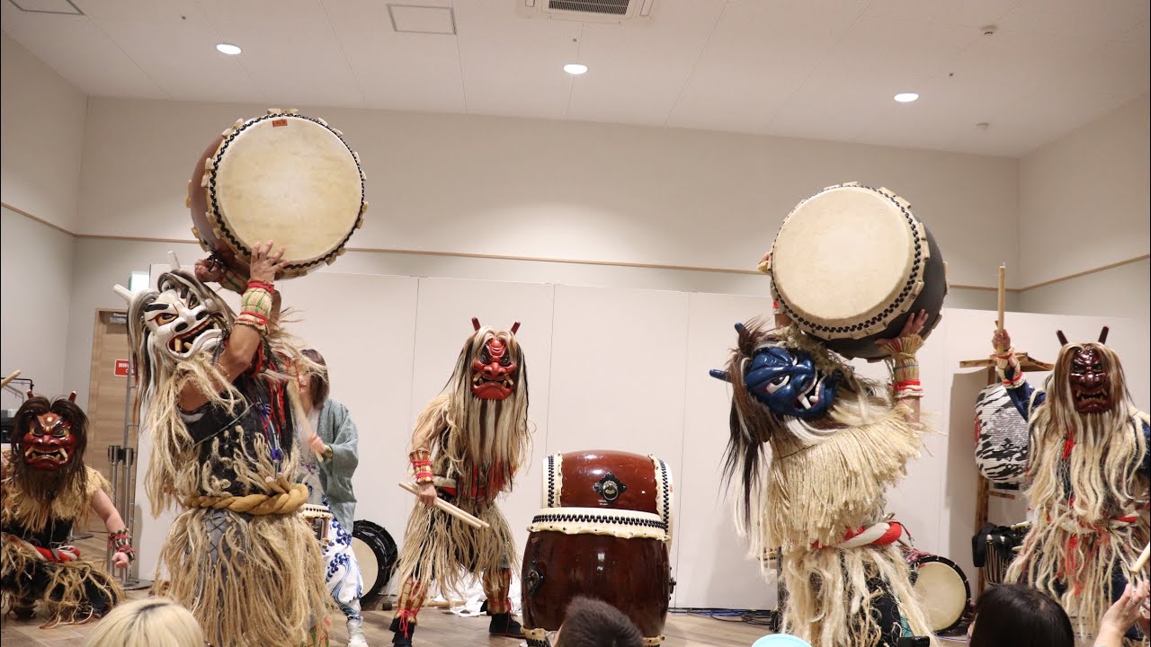 なまはげ太鼓　Akita和太鼓パフォーマンスユニット音打屋　@いとく男鹿