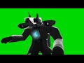 CAMERAMAN Mecha BOSS ...!!Green screen