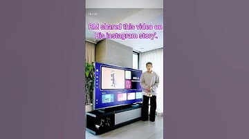 rm shared this video on his instagram story #bts #trending