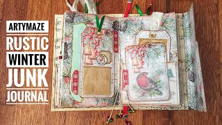 ArtyMaze Rustic Winter Junk Journal