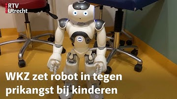 Robot helpt kinderen van hun prikangst af met robot | RTV Utrecht