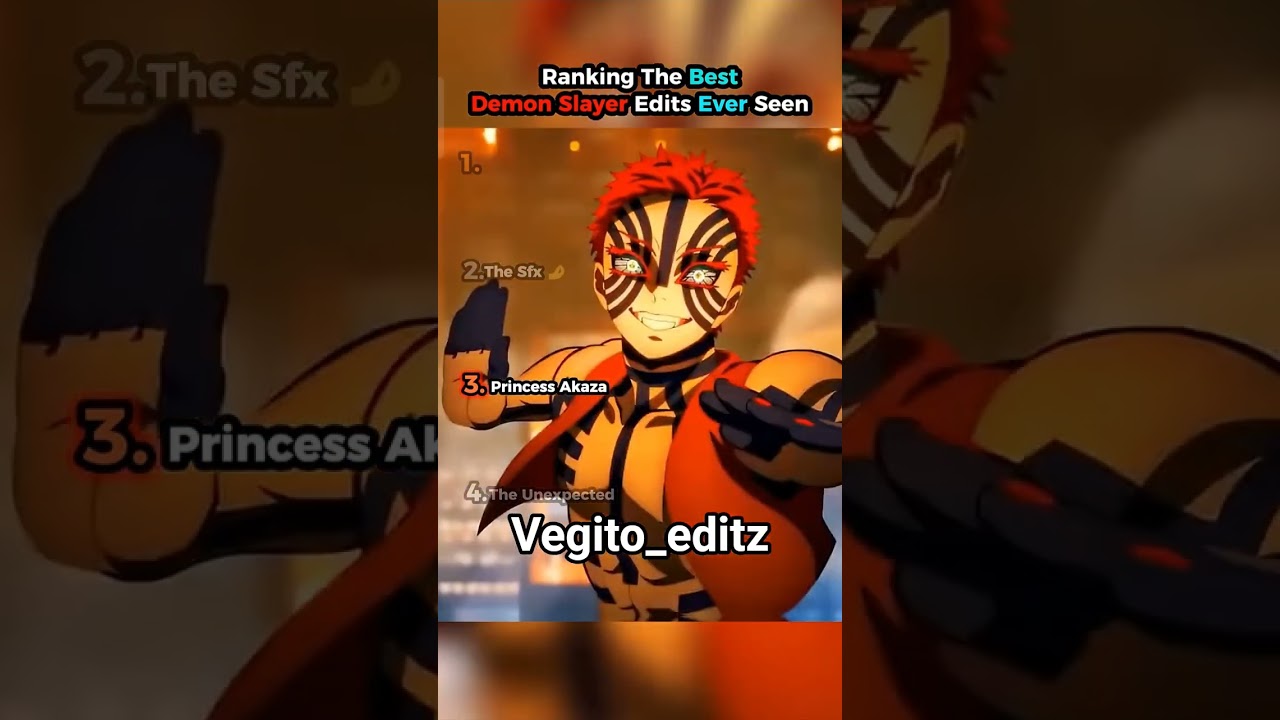 ranking best demon slayer edit