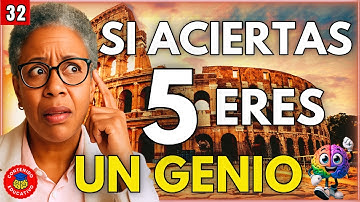 ¡ERES UN GENIO SI ACIERTAS SOLO 5 RESPUESTAS! | QUIZ DE CULTURA GENERAL