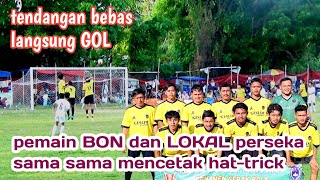 JB FC VS PERSEKA KALOWANG JB SCORE FROM A FREE KICK. SCORE (6-1)