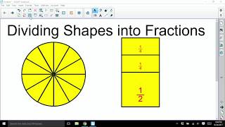 SMART Notebook Tutorial: How To Divide Shapes Into Fractions Profile
