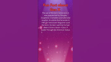 Fun Facts About Gen X #genx #millennials