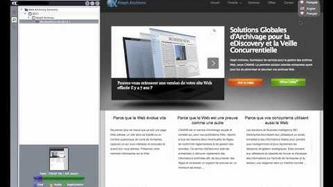 Archiving dynamic Websites