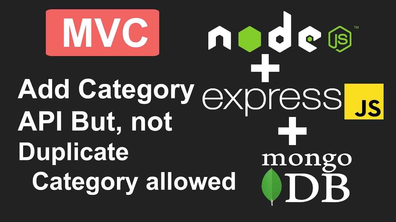 Add Category API with Duplicate Category Not Allowed RestFul API In ...