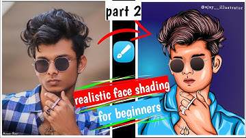how to create realistic face shading in infinite design for beginners|face shading tutorial