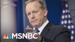 Sean Spicer Suggests President Trump's 'Covfefe' Tweet Was Secret Code | The 11th Hour | MSNBC screenshot 5