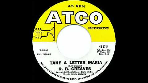 R.B. Greaves - Take A Letter Maria (1969)