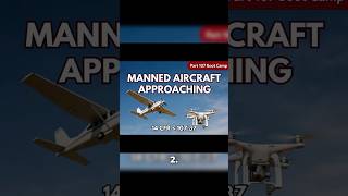 The right-of-way rule most drone pilots get wrong #part107 #drones #testprep