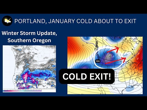 Pacific NW, "CRAZY" Cold To End For Portland
