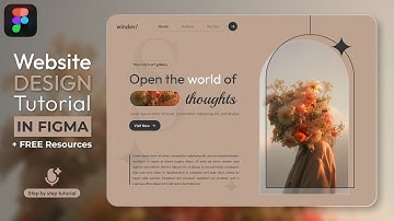 Website Design Figma Tutorial || FREE RESOURCES || DVxUI