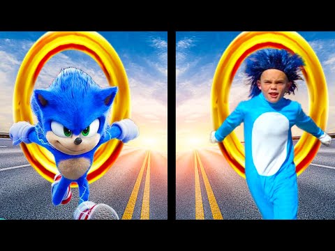 Sonic the Hedgehog VS Dr. Robotnik! Race for the Giant Golden Ring!