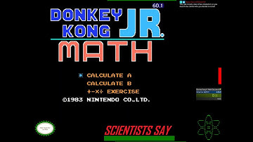 Donkey Kong Jr. Math Calculate B - Speedrun - 2m 07.9s