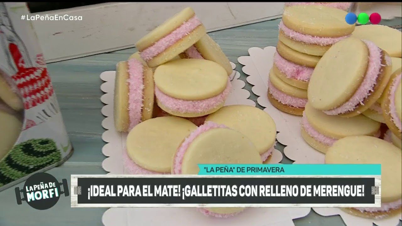 Galletitas con relleno de merengue caseras - La Peña En Casa