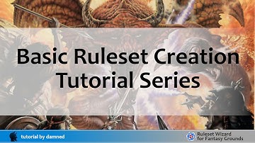 Basic Ruleset Creation Tutorial Series 011