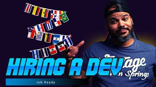 I'm Hiring a Dominican Developer & Another From Latin America Developer