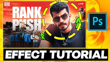 How to do this effect in your gaming thumbnail like Snax ! Photoshop Tutorial