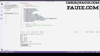 Famous Python 3.7 in 60 Minutes - Lesson 1 - Hello, World! Profile
