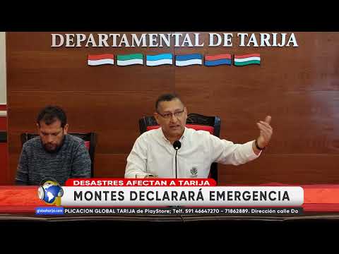 MONTES DISPUSO MAQUINARIA PESADA PARA ATENDER EMERGENCIAS