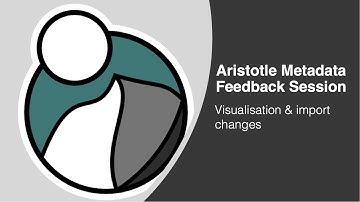 Aristotle Metadata Feedback Session - Visualisation & Import changes