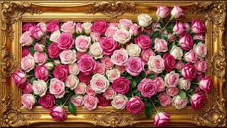 Transform Your Frame TV with Soft Pink & White Blooming Roses | Luxury Ambient Art screenshot 3