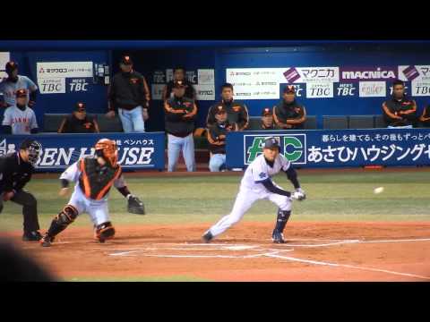 久保康友(横浜DeNA)犠打 2014年4月1日
