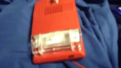 ADT Genesis ADTG1R-HOV75 MNEC (mass notification) Amber strobe experiment