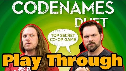 Codenames: Duet | Full Playthrough | The Game Haus