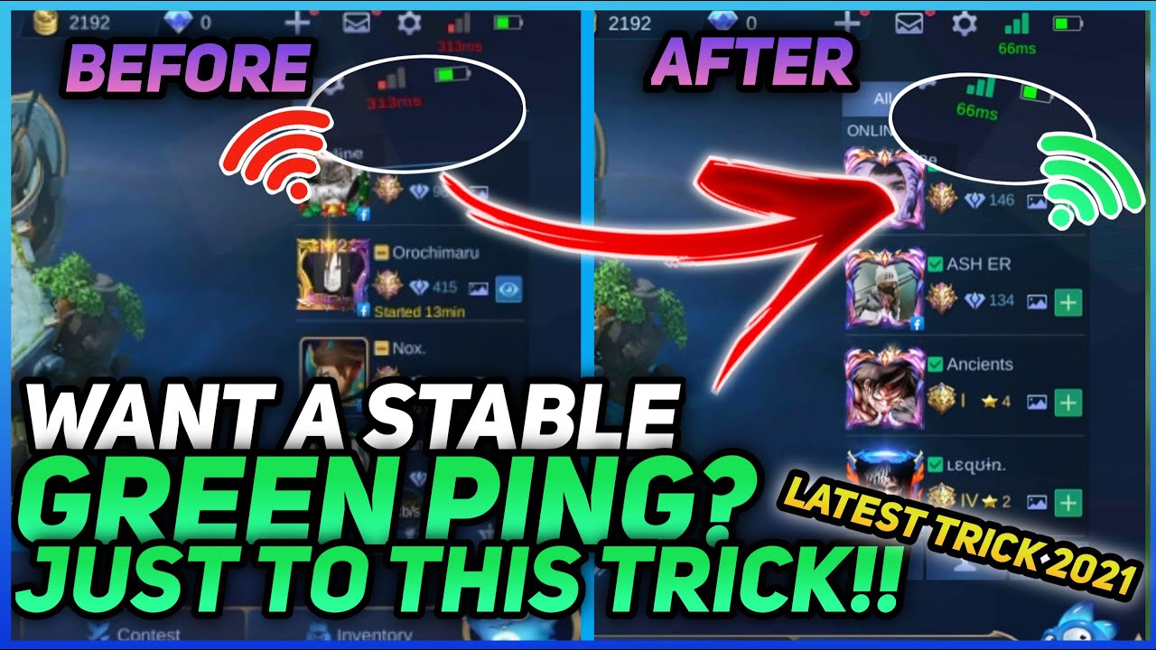 How To FIX High Pings / Lag In Mobile Legends and For All