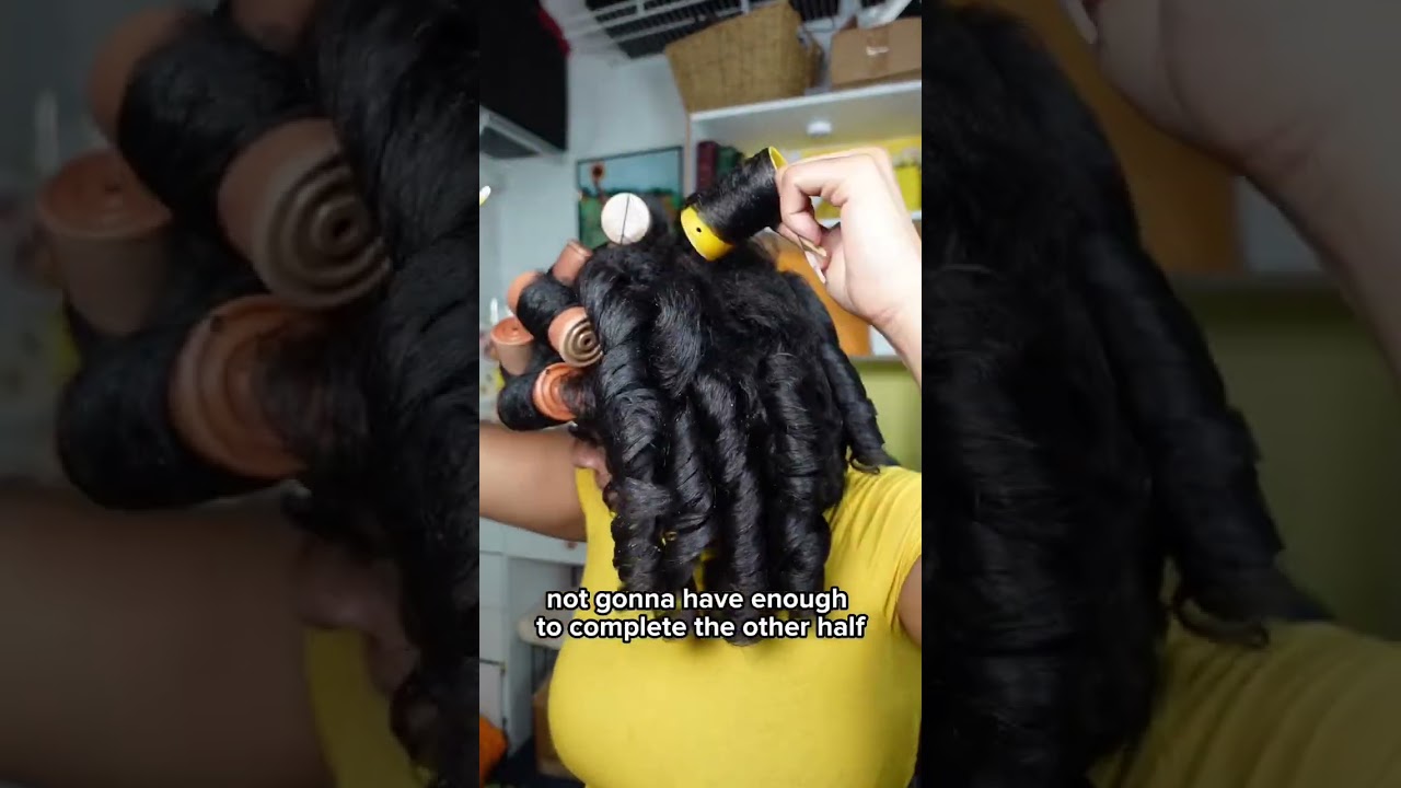 An unplanned rollerset. 