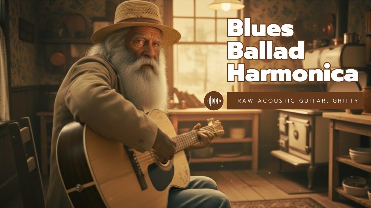 Blues ballad | Harmonica, Raw acoustic guitar gritty
