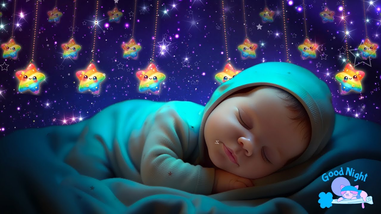 Mozart & Brahms Lullabies for Baby Sleep💤Fall Asleep Quickly🌙Deep Sleep in 3 Minutes