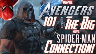 In this video i discuss & breakdown all of the massive connections
that marvel's avengers (the project) has with spider-man (spider-man
ps4...