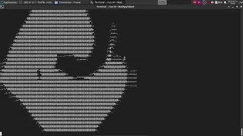 Bad Apple in terminal arch linux!