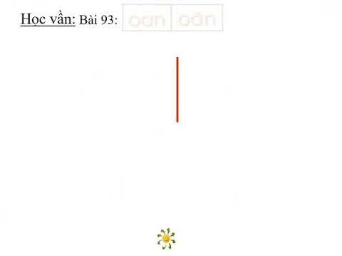 Tiếng Việt lớp 1 bài 93