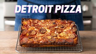 DETROITSTYLE PIZZA (The Best Pizza in a Pan)