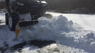 Honda Pioneer 700 Plowing 6' of Snow with Feature Overview