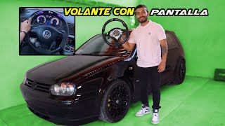 TERMINAMOS EL NUEVO VOLANTE CON PANTALLA  PARA EL GOLF GTI MK4