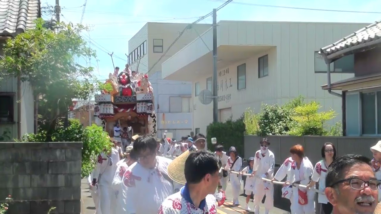 令和７年住吉神社祭典上組　中日スーパーカネハチに向けて