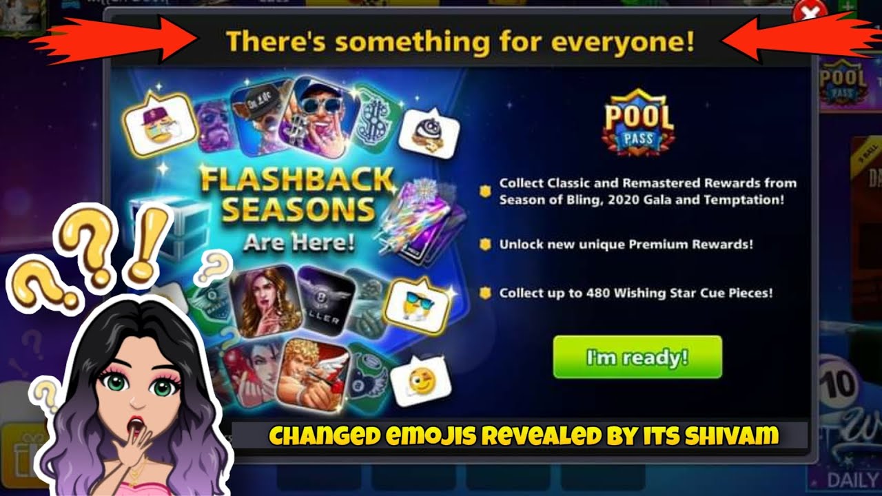 WHAT IS CLASSIC AND REMASTERED REWARDS IN FLASHBACK POOL PASS || EXPLAINED BY ITS SHIVAM !!! ❤️🎱