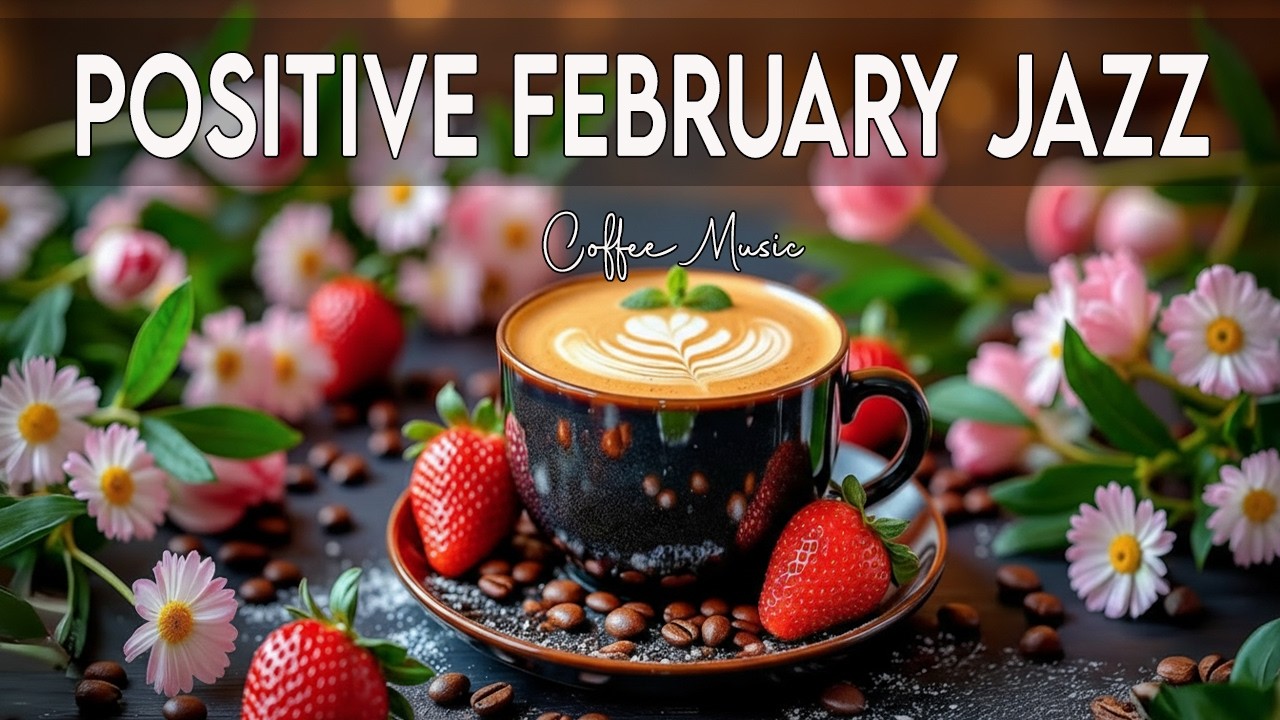 Positive February Jazz ☕ Romantic Bossa Nova Jazz & Soft Latte Vibes for A Happy Holiday'