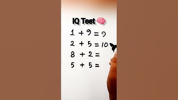 Mind-Blowing IQ Test: Can You Solve This Trending Math Puzzle? 😱🧠 #maths #iqtest #braintest