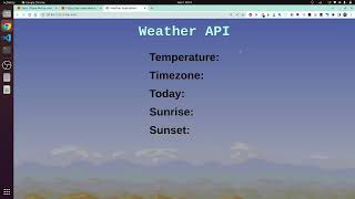 How to Build Weather API Application screenshot 2